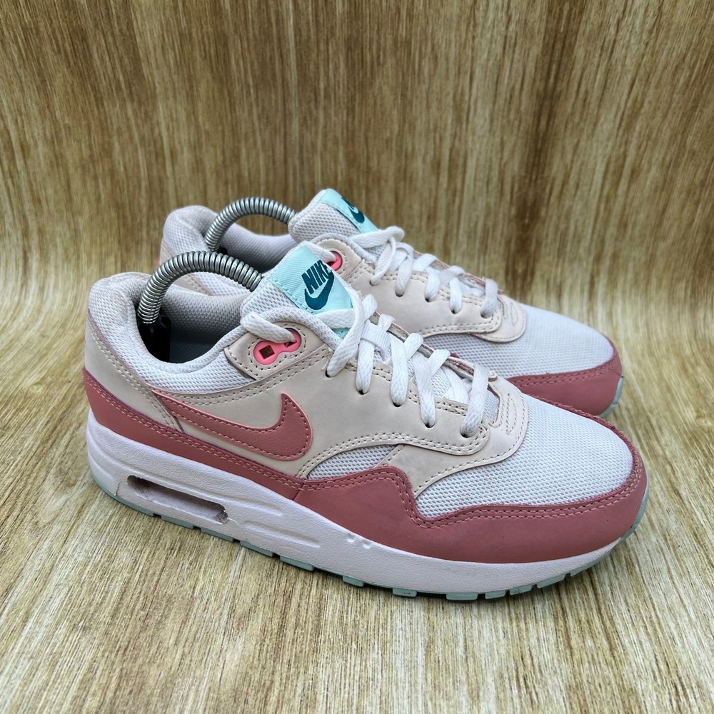 Nike Air Max 1 Sneakers Women's Size 6 Red Stardust Guava Ice Shoes DZ3307-101